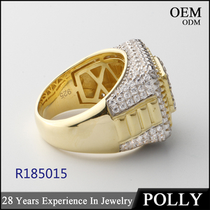 <span class=keywords><strong>Bague</strong></span> en argent glacé <span class=keywords><strong>pour</strong></span> hommes, anneau Hip Hop en diamant, modèles <span class=keywords><strong>de</strong></span> bagues en or, pendentif chi, vente en gros, nouvelle mode - Product Image 5