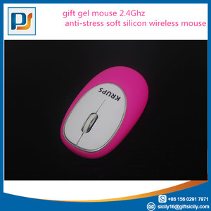 Promotionele Op Maat Gemaakte Zachte Siliconen Gel Muis 2.4Ghz Anti-Stress Zachte Siliconen Draadloze Muis - Product Image 5