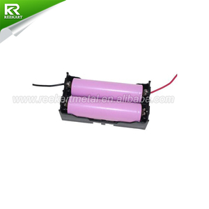 Kunststoff DIY <span class=keywords><strong>18650</strong></span> Lithium-Batterie Halter In Parallel Für 2x18650 Batterie <span class=keywords><strong>Box</strong></span> Halter Mit Draht Führt - Product Image 5