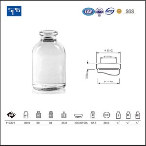 Viales de cristal para inyección de inyección, viales de cristal con buena calidad y el mejor precio, novedad de 2021 - Product Image 3