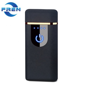 FR-217 مزدوجة قوس الإلكترونية أخف شعار مخصص مجاني ولاعة كهربائية - Product Image 3