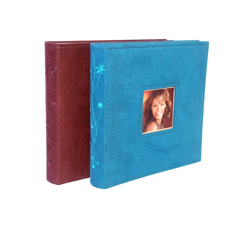 Гладко обработанная Обложка из фланелевой ткани хорошего качества 200-карманный фотоальбом, вставка из офсетной бумаги для страницы фотоальбома