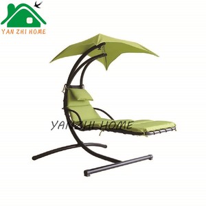 YANZHIHOME 최고의 제품 교수형 Chaise 안락 의자 아크 스탠드 에어 현관 스윙 해먹 의자 캐노피 청록색