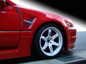 Para Nissan Stagea M34 GTR, Conversión de Parte Delantera de Fibra de Carbono, Guardabarros Delantero - Product Image 2