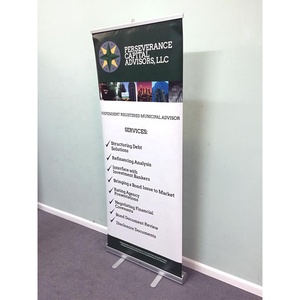 Tùy chỉnh Quảng Cáo Điện Kích Thước Kỹ Thuật Số Khuyến Mãi Giấy Có Thể Thu Vào Cuộn Lên Biểu Ngữ Đứng, Con Lăn Biểu Ngữ - Product Image 2