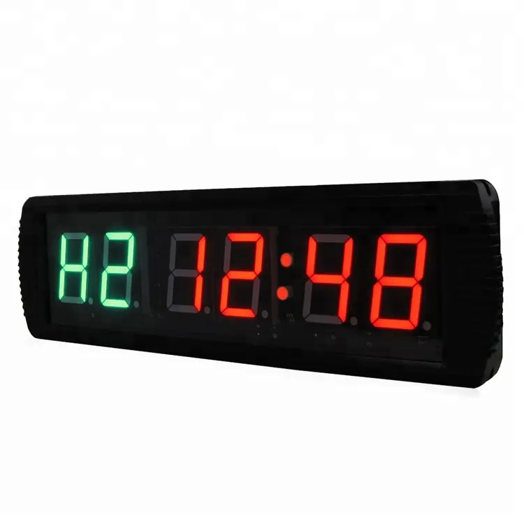 Logo Printed Cheap Digital 3 Inch 6 Digit Small LED Countdown Clock For Wall Mounting