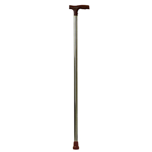 <span class=keywords><strong>Canne</strong></span> <span class=keywords><strong>de</strong></span> <span class=keywords><strong>marche</strong></span> médicale à bas prix en aluminium avec poignées en plastique gris et tube argenté brillant - Product Image 2