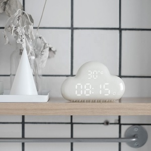 Moderno Cloud LED sveglia decorazione per la casa alba luce sveglia elettronica scrivania e <span class=keywords><strong>orologio</strong></span> da tavolo - Product Image 5