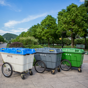 <span class=keywords><strong>Calle</strong></span> al aire libre 400L botes de basura de plástico precio - Product Image 1