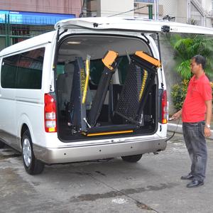 Coche <span class=keywords><strong>Van</strong></span> Bus Plataforma de elevación de silla de ruedas hidráulica eléctrica para discapacitados Ancianos Discapacitados Silla de ruedas Pasajeros Capacidad de 300kg - Product Image 2
