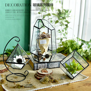 Terrarium décoratif géométrique, verre suspendu, serre de verre, vente en gros - Product Image 6