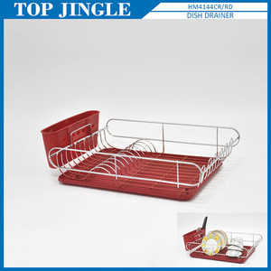 Joli plateau à couverts carré en plastique de couleur kaki - Product Image 5