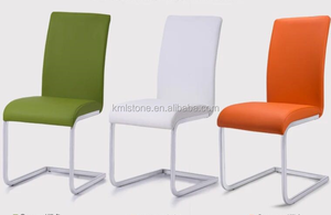 Wholesale Modern <strong>White</strong> Chrome Bow <strong>Leg</strong> Leather <strong>Dining</strong> <strong>Chair</strong> - Product Image 2