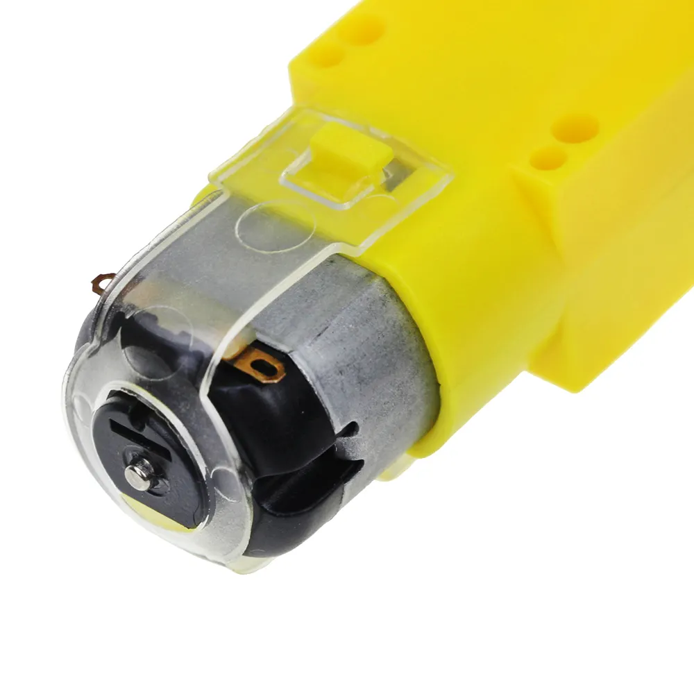 TT Motor TGP01S-A130 Plastik Kuning Dc Motor untuk Mainan dan Mobil Listrik Anak-anak