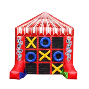 inflatable Tic Tac Toe bingo game for carnival ,4 Spot Combo Games for sale