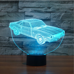 3D ilusión óptica acrílico lámpara de escritorio led base de <span class=keywords><strong>luz</strong></span> de noche - Product Image 6