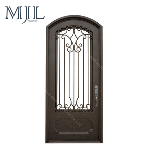 De alta calidad Interior Antiguo Ultra Plata Anodizado Forjado Puerta De Hierro - Product Image 3