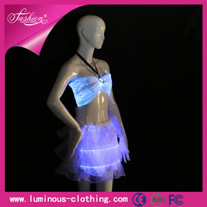 Ladies Sexy Club Wear Tops sujetador desgaste luminosa <span class=keywords><strong>ropa</strong></span> para el funcionamiento de la etapa y de la noche de eventos - Product Image 3