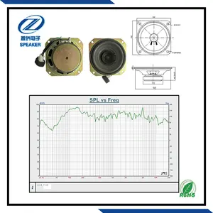 Diametro 100mm sistema audio rettangolo auto altoparlanti audio altoparlanti coassiali auto