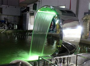acciaio inox 304 piscina acqua tenda giardinaggio esterno muro fontana cascate - Product Image 4