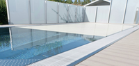 China Lieferant hochwertige wasserdichte Outdoor versenkbare Polycarbonat elektrische Pool abdeckung schwimmen