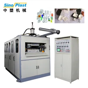 SINOPLAST-máquina de termoformado de plástico para taza de plástico, suministro de China, consumo eléctrico, 80000W