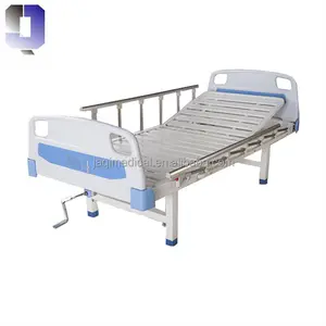 JQ-A26 children hospital used single size metal bed with manual adjustable function