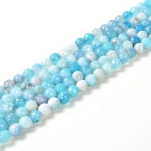 Multicolor precioso azul negro rojo rubí rosa púrpura piedras preciosas facetadas <span class=keywords><strong>de</strong></span> Botswana a rayas <span class=keywords><strong>de</strong></span> piedra <span class=keywords><strong>de</strong></span> ágata cuentas <span class=keywords><strong>de</strong></span> joyas para <span class=keywords><strong>hacer</strong></span> bricolaje - Product Image 4