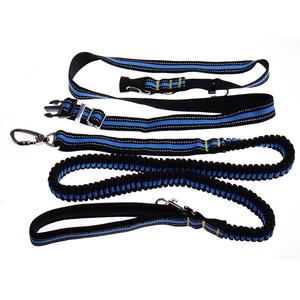 Tali Bungee Tali Anjing Bebas Genggam Reflektif Tali Penuntun Sabuk Pinggang Tali Anjing Carabiner untuk Latihan Lari - Product Image 5