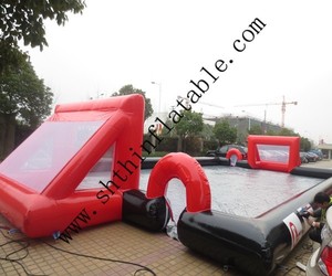 Campo di calcio gonfiabile di alta qualità per divertimento <span class=keywords><strong>all</strong></span>'<span class=keywords><strong>aperto</strong></span> e <span class=keywords><strong>sport</strong></span> durevole gonfiabile castello sportivo - Product Image 4