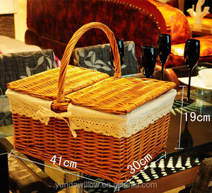 Giá rẻ số lượng lớn rỗng Dã Ngoại <span class=keywords><strong>wicker</strong></span> giỏ số lượng lớn bán buôn - Product Image 3