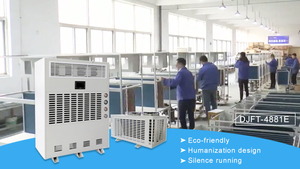 480L Chia Hệ Thống Có Thể Điều Chỉnh Nhiệt Độ Làm Khô Không Khí Máy Hút Ẩm Công Nghiệp Để Bán - Product Image 3