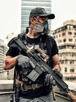 Ewkft 3 pièces Airsoft - Jeu - Cosplay SHD Badge en caoutchouc 3D PVC Patch MORCLA