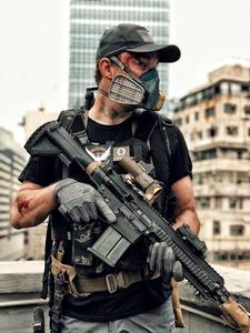 Ewkft 3 miếng vá morcla huy hiệu PVC 3D cao su <span class=keywords><strong>airsoft</strong></span>-game-cosplay SHD - Product Image 5