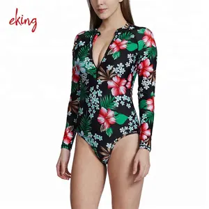 OEM Factory Custom Digital Printed Sublimated Swimwear Women Compression Swimsuit