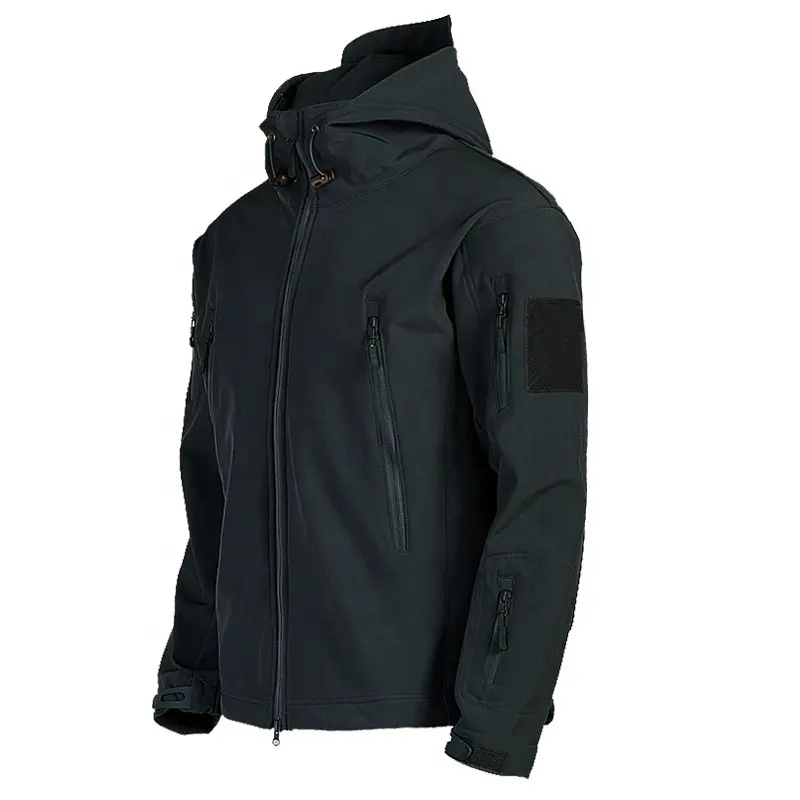 Chaqueta táctica para exteriores para hombre, chaqueta de lana impermeable de camuflaje, abrigo Softshell, prendas de vestir de invierno