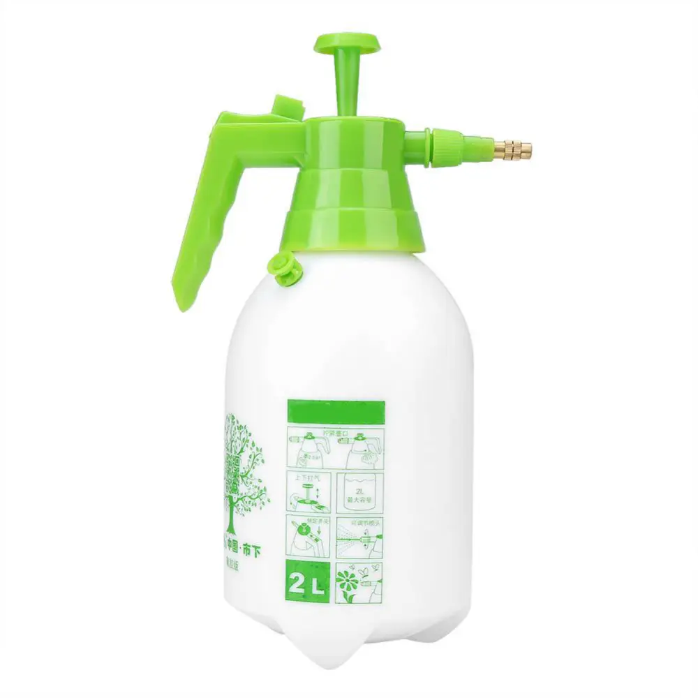 2L Manual Pressurized Water Sprayer Spray Gun Sprinkler Tool Garden Lawn Plant Watering Irrigation System
