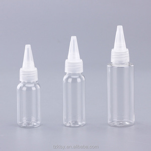 30 مللي 50ml100ml الحيوانات الأليفة طويلة طرف غطاء بلاستيكي صغير زجاحة ضغط زجاجة العسل - Product Image 2