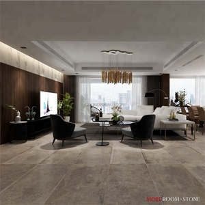 Carreaux de sol rustiques émaillés <span class=keywords><strong>en</strong></span> grès cérame MOREROOM STONE 600x1200 pour salon - Product Image 5