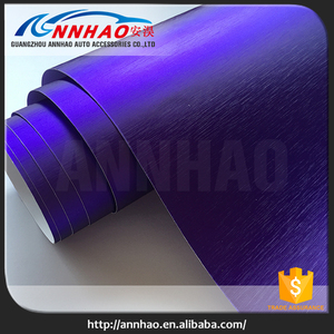 1.52*20 <span class=keywords><strong>M</strong></span> Brushed Metallic Blue Sky Vinile Foglio di Carta Da Imballaggio - Product Image 5