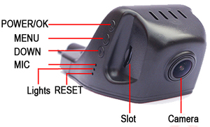 Caméra embarquée Wifi <span class=keywords><strong>prix</strong></span> usine Sony WDR 1080P pour voiture, caméra avant et arrière - Product Image 3
