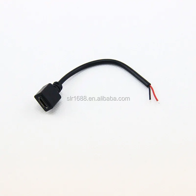 Female micro usb cable pig tail