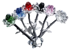 Bán buôn dài thân cây thủy tinh hoa hồng màu phun/nhà trang trí bình thường thân thiện với môi - Product Image 5