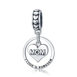 Wholesale Cheap Charm Qings 925 Sterling Silver Tribute To Mother's Love Bead Charm