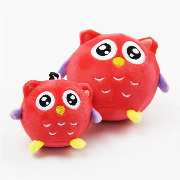 High Quality Animal Round 3D Pu Squishy Balls Red Squeeze Foam Stress Ball