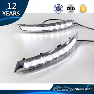 LED Daytime Running Light For XC90 2007-2014 DRL mit drehen gelb Lamp Auto teile