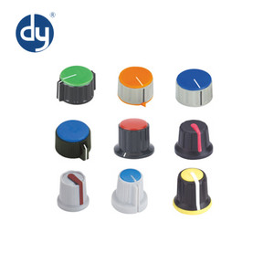 Kenop Potensiometer Kenop Aluminium Warna Plastik - Product Image 5