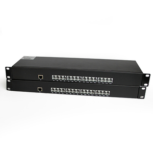Rack Mount 1 Pair 16 Canali Telefono + 1 Porta 10/100 M <span class=keywords><strong>Ethernet</strong></span> In Fibra Ottica Telefono <span class=keywords><strong>Convertitore</strong></span> - Product Image 4