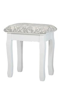 Tocador blanco con el taburete y luces LED con 5 cajones y espejo aparador de los muebles mesa de maquillaje - Product Image 5