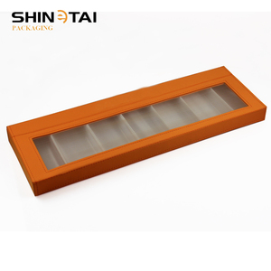 Bán Buôn Thời Trang Đen PU Sunglasses <span class=keywords><strong>Display</strong></span> Box 2*4 Slots Kính Hiển Thị Khay - Product Image 6